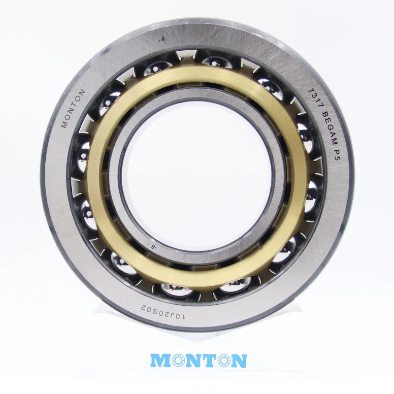 7317BECBM Angular contact ball bearings