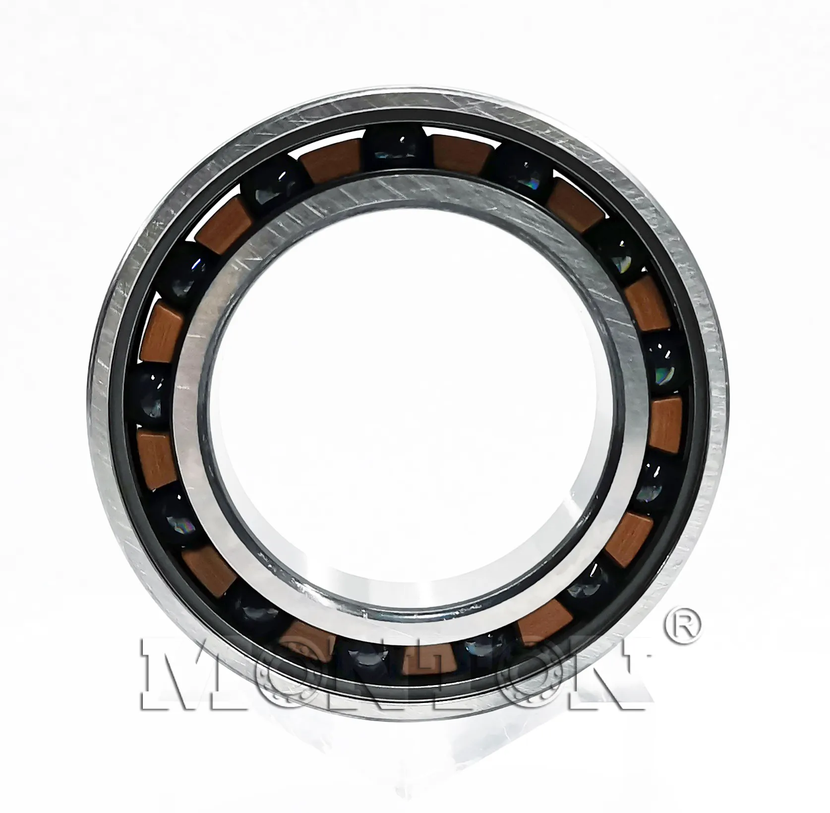 6010/P63 Hybird deep groove ball bearing with Ceramic ball  Phenolic resin cage